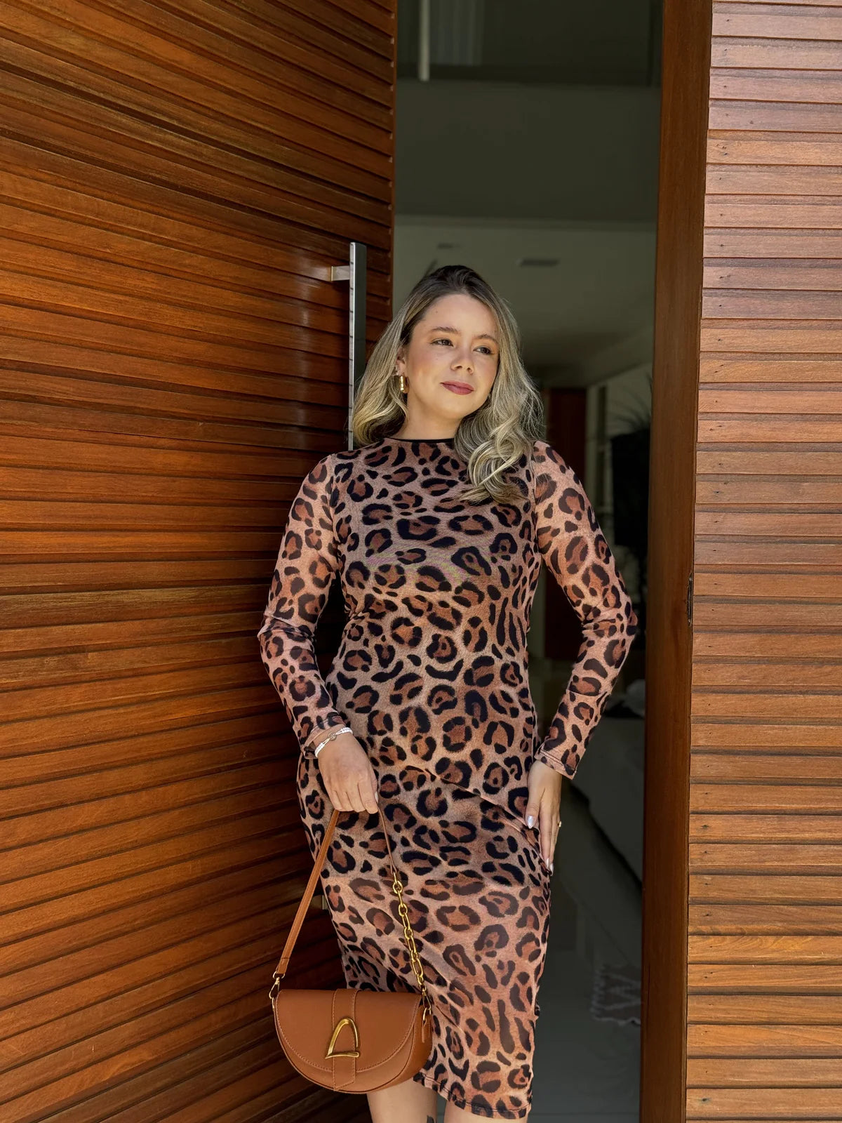 Vestido Leopardo Kim