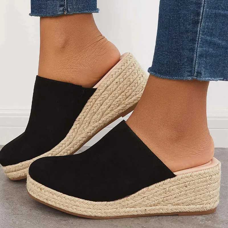 Sandalias Plataforma Navy Chic