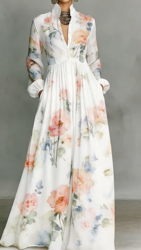Vestido Camisero Rose Garden