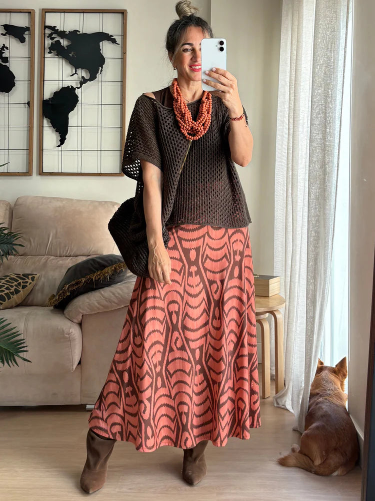 Falda Estampada África