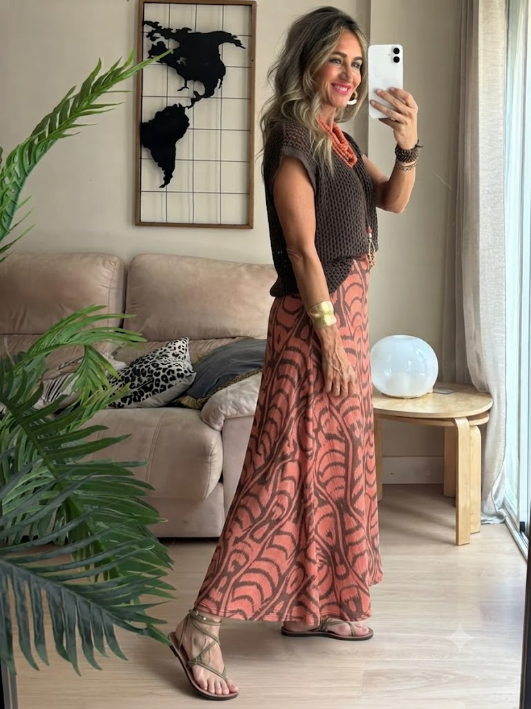 Falda Estampada África