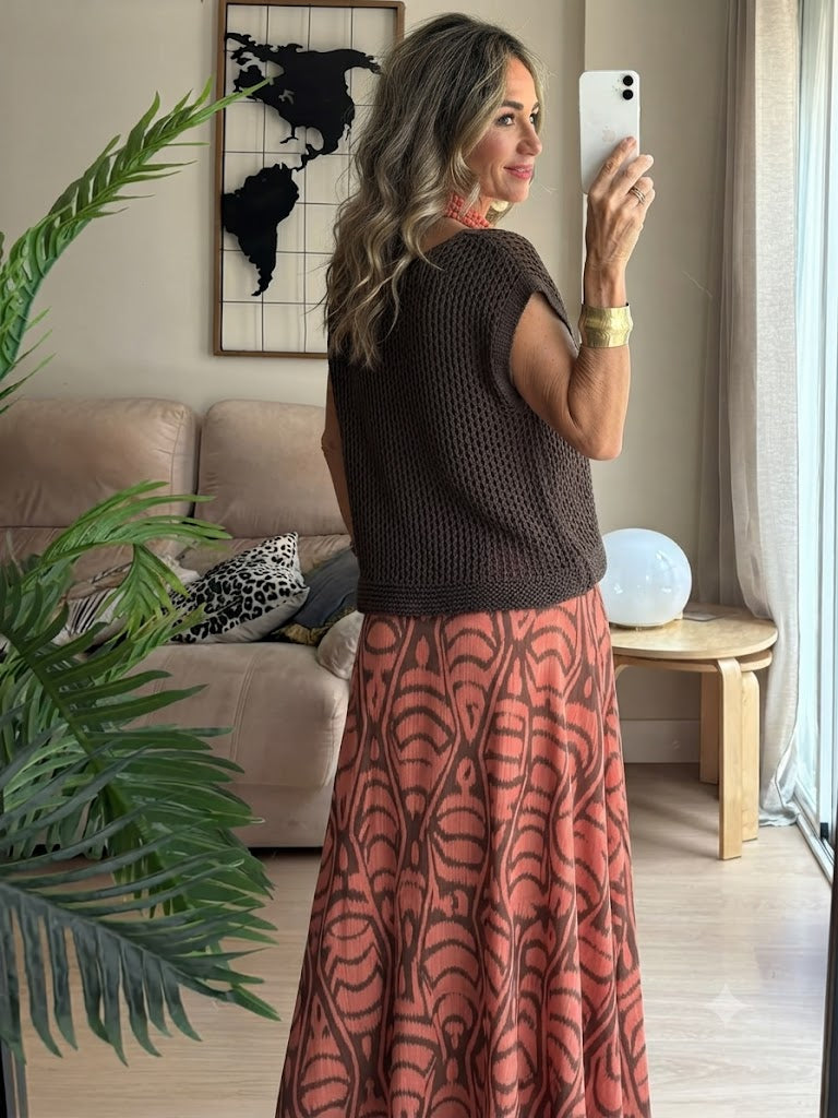 Falda Estampada África