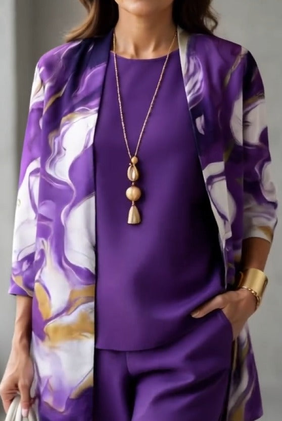 Conjunto Chic de Tres Piezas Marisol