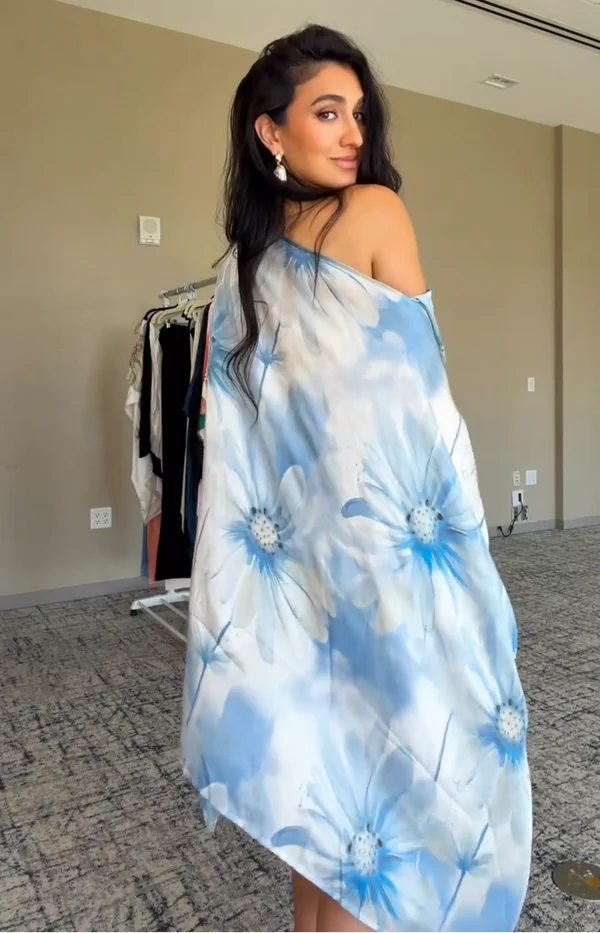 Vestido Midi asimétrico Ángel